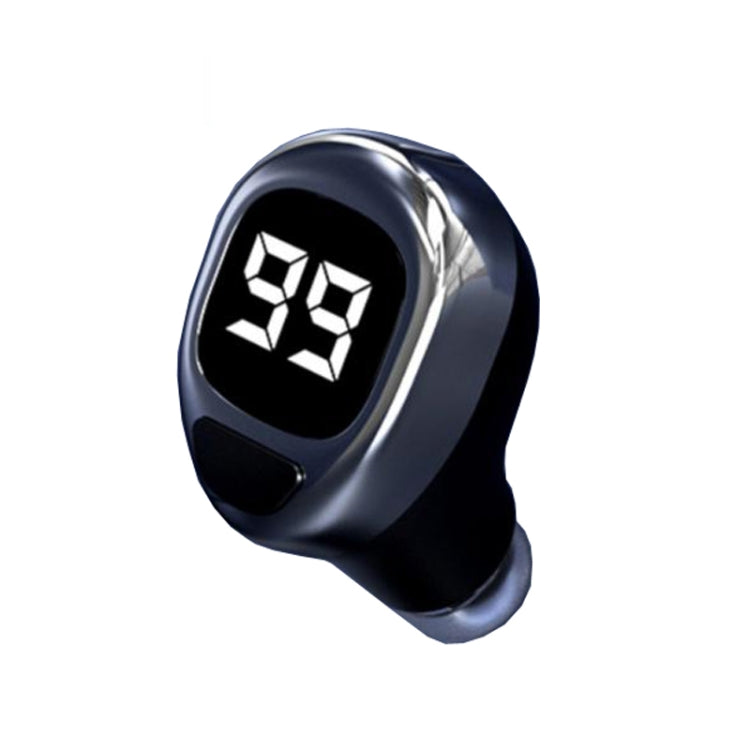 Casque Bluetooth F6, mini-écouteur invisible à affichage numérique, F6 noir, F6 blanc